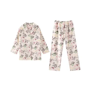 Dream Heart Pajama Set Women's Apricot