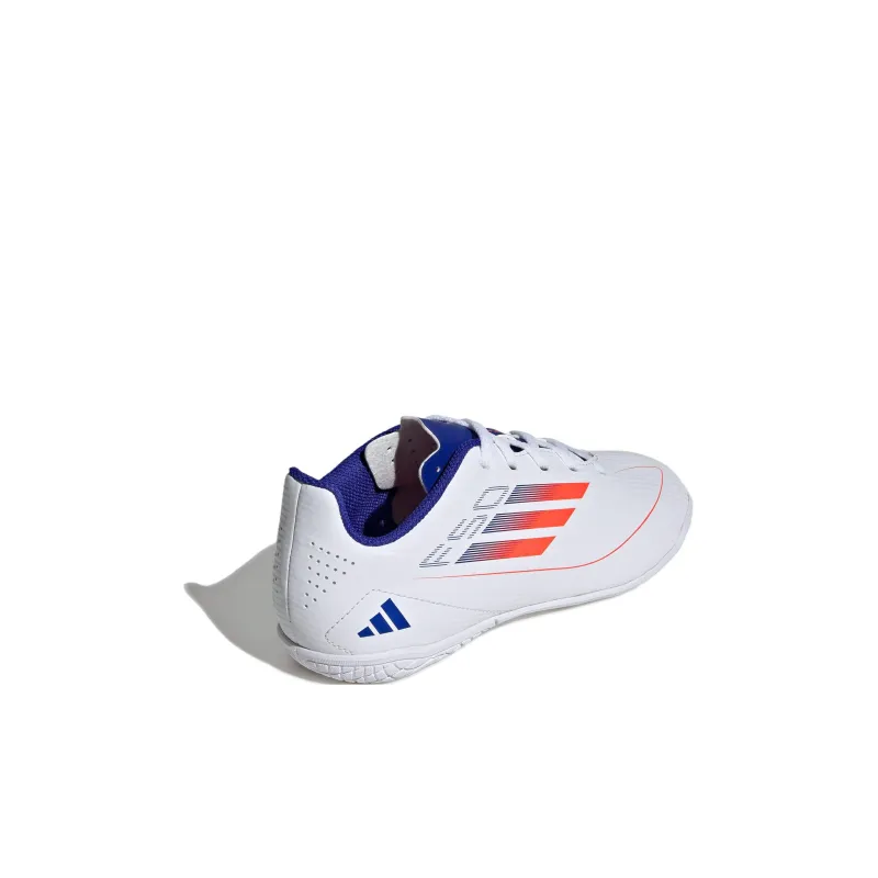 Adidas F50 Non slip Lightweight Low Top Kids' Soccer Shoes White Blue Orange Kids'-2