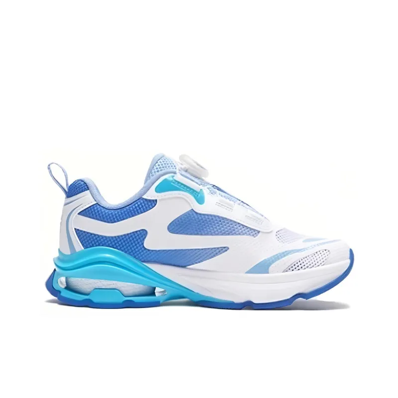 FILA KIDS Cushioned Wear-Resistant Breathable Low-Top Kids' Running Shoes Marine Blue Teenagers-1