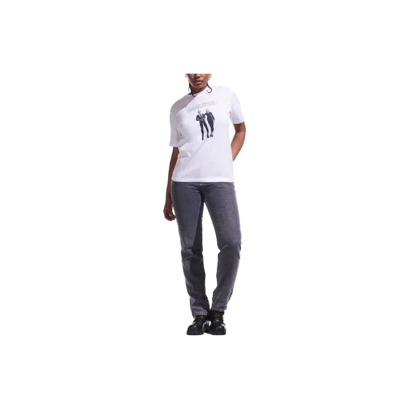 Karl Lagerfeld X Cara Delevingne Avatar T shirt-1