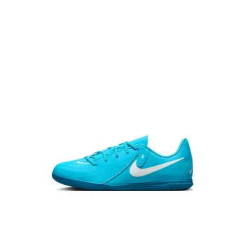 Nike Jr. Phantom GX 2 Club Slip Resistant, Abrasion Resistant, Lightweight Low Top Kids' Soccer Shoes Blue White Kids'