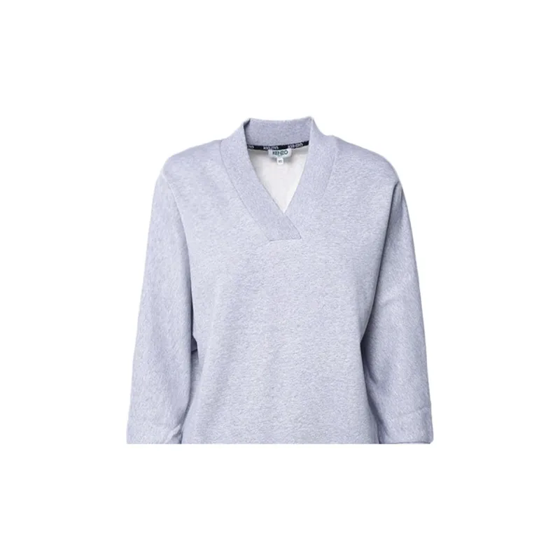 KENZO Sweatshirts Women's Light Gray-5