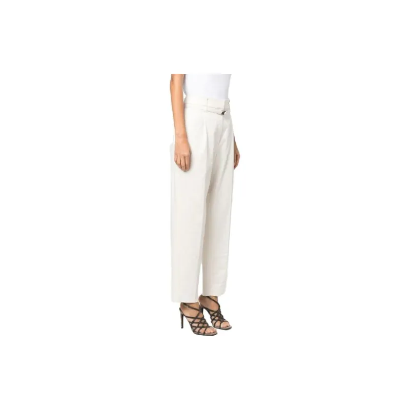 Brunello Cucinelli High waisted Tapered leg Trousers-4