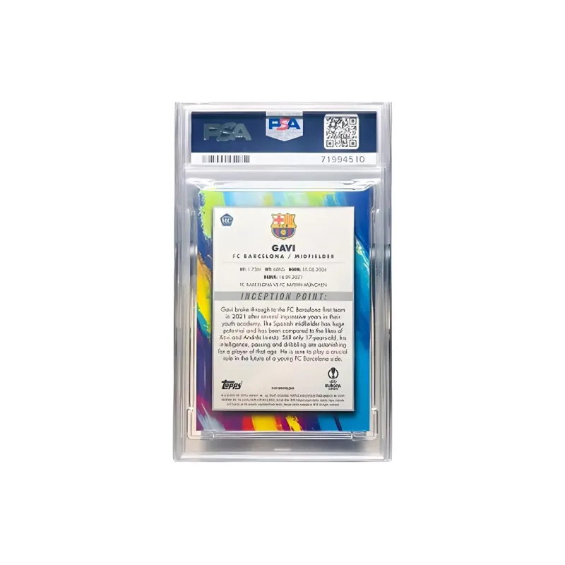 Topps Gavi Soccer Card Graded Cards 1 Pc-1