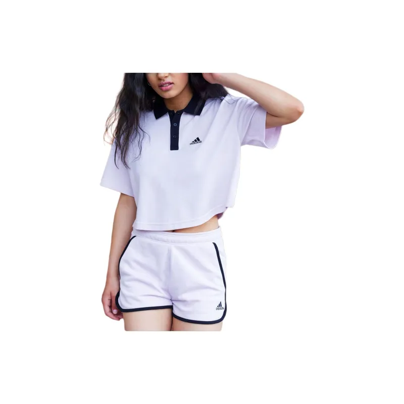Adidas Polo Shirts Women's Pink-6