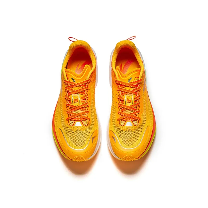 ANTA Plastic Pioneer Running Shoes Men Low Top Fluorescent Mango Orange/Papyrus White/Fluorescent True Orange-2