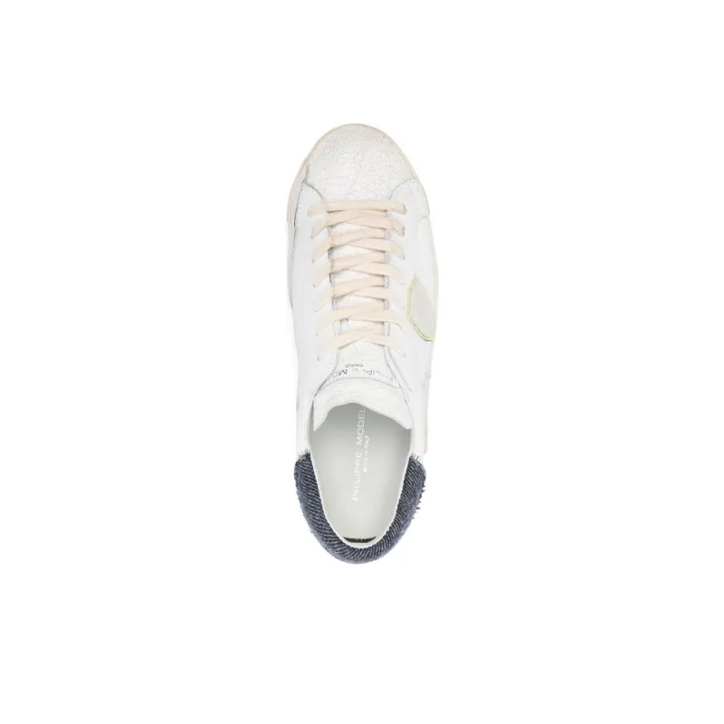 PHILIPPE MODEL Prsx Round Toe Lace Up Sneakers-4