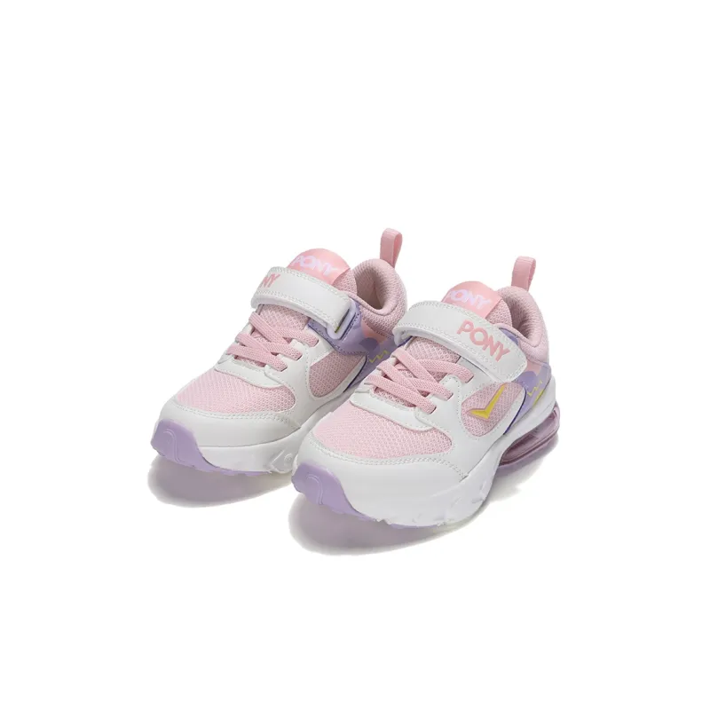 PONY Slip Resistant Cushioning Breathable Low Top Kids' Running Shoes Pink Kids'-2