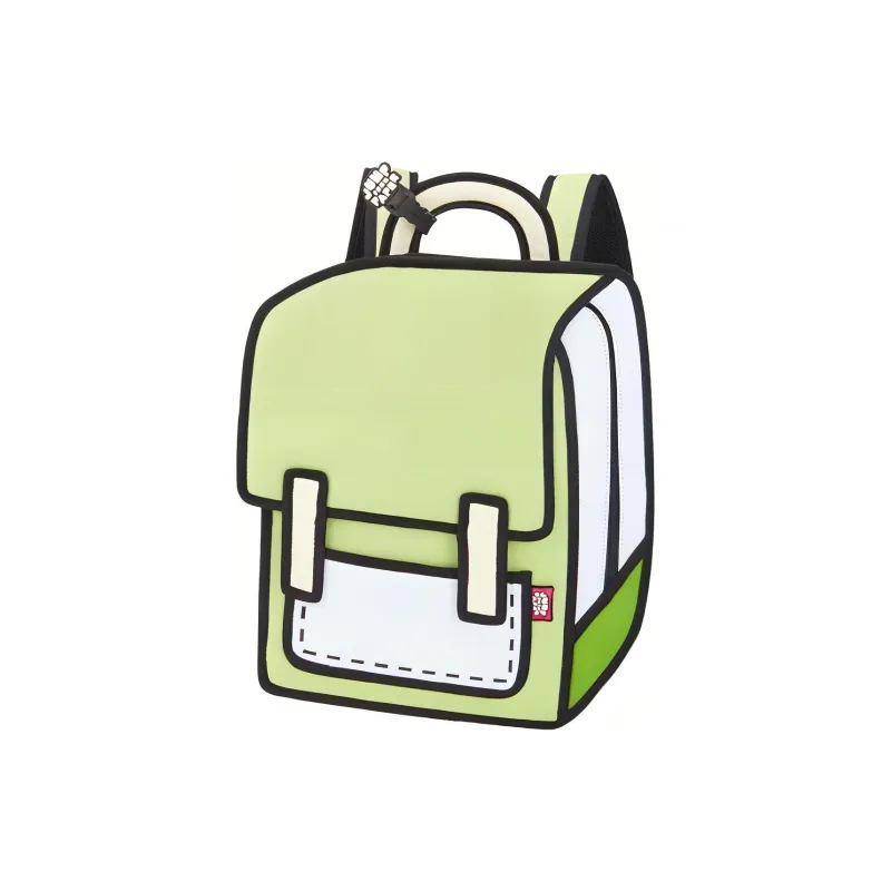 JumpFromPaper Polyester Universe Backpack Handbag Regular Unisex Verdant Green-1
