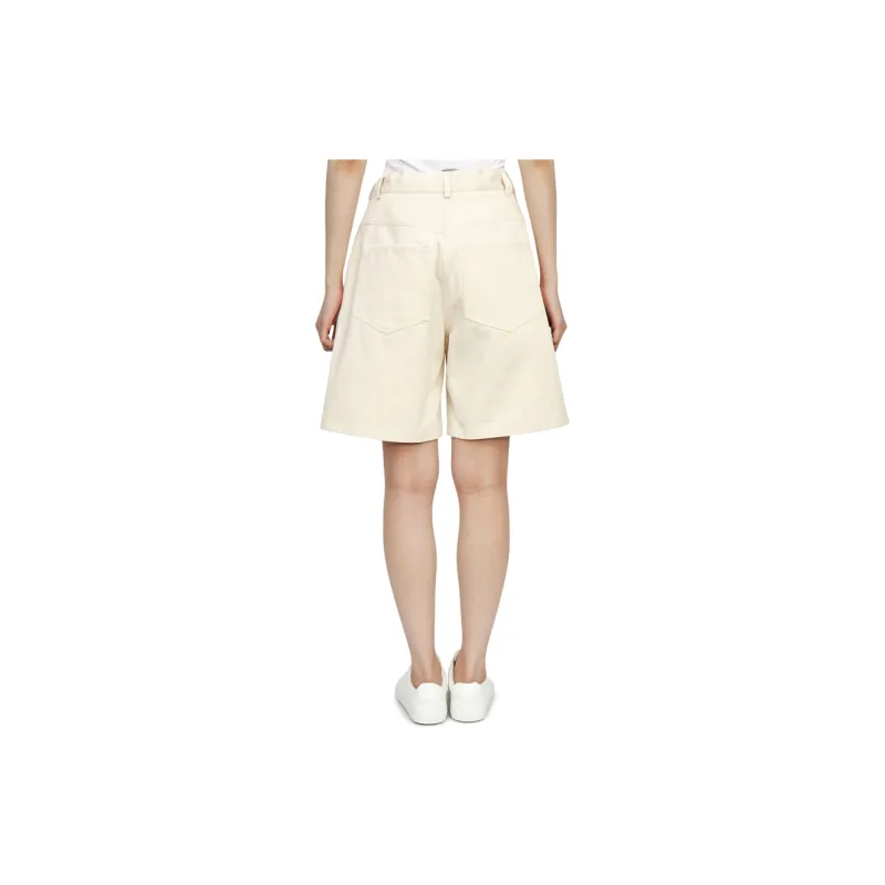 Moncler High Waist Drawstring Shorts-2