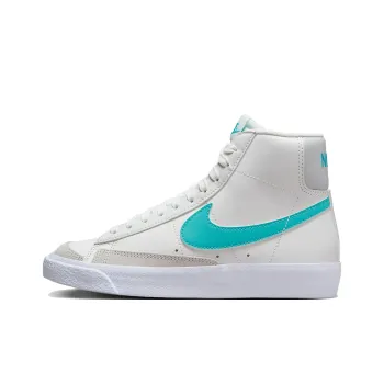 Nike Blazer '77 Anti Kick Support High Top Kids' Skateboarding Shoes White Green Teenagers