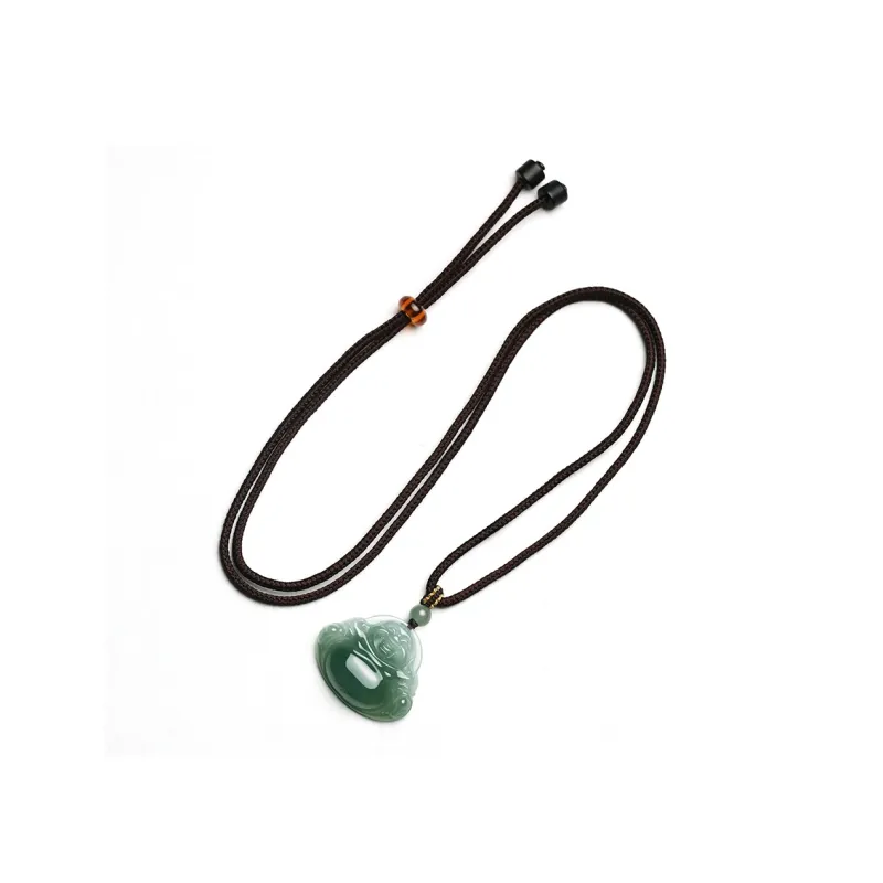 Phoenisess Glutinous Jade Necklaces Women's-11