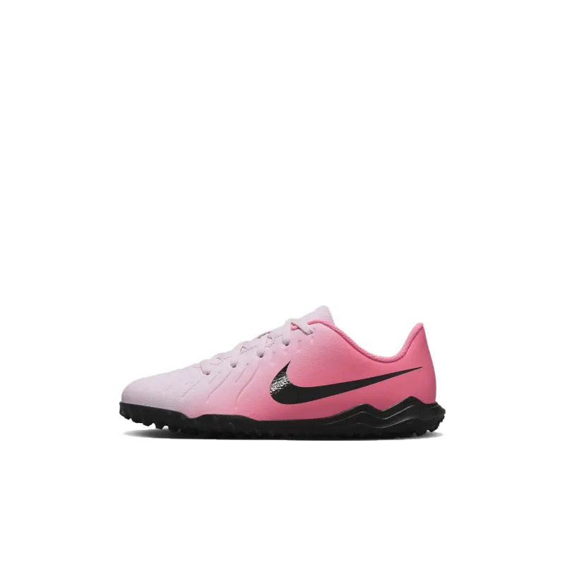 Nike Jr Legend 10 Abrasion Resistant Low Top Kids' Soccer Shoes Pink Black Kids'-0