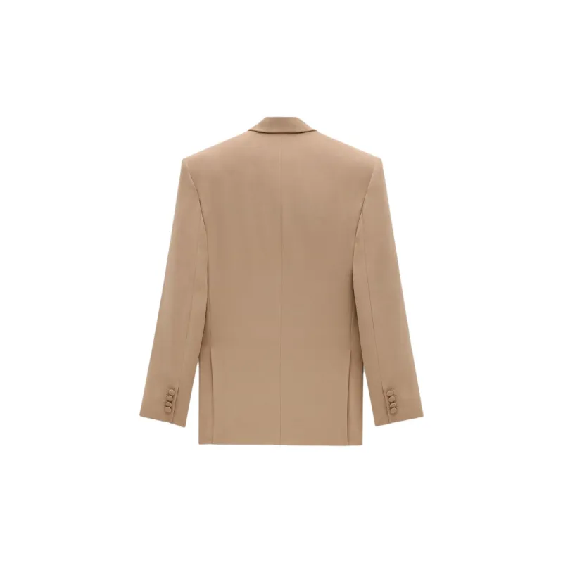 SAINT LAURENT Oversized Double Breasted Jacket-1