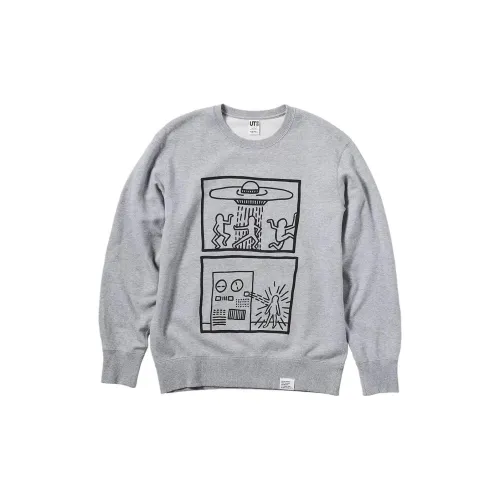 UNIQLO Sweatshirts Unisex Gray