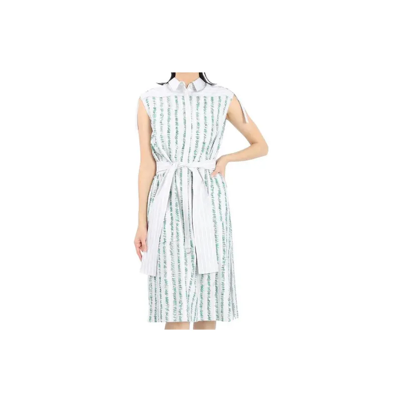 Burberry Sleeveless Dress Women's Multicolor-2
