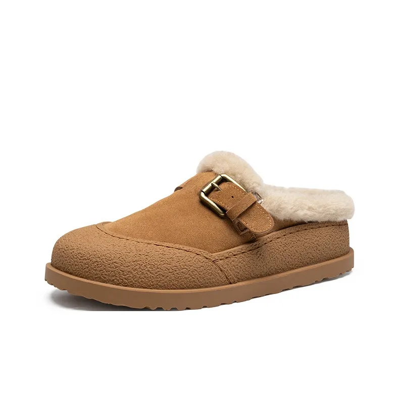 ZHR Boken Slippers Lightweight Wear Resistant And Warm Low Top Casual Shoes-5