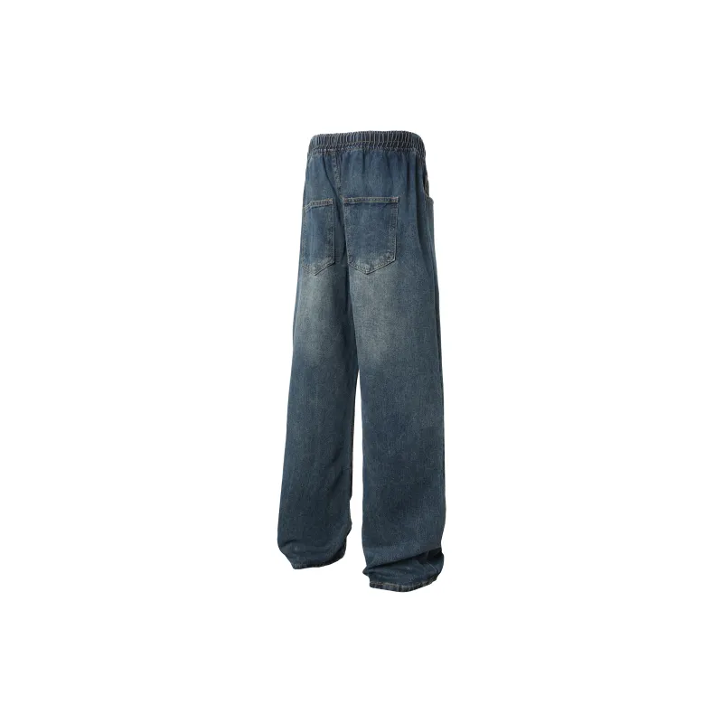 ELCORO Loose Fit Straight Fit Jeans Men's-3