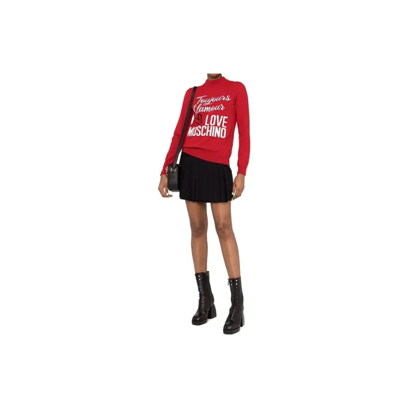 MOSCHINO Sweaters Women's Red-1