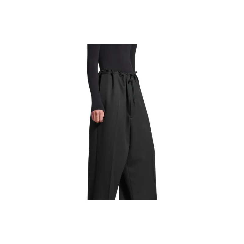 Balenciaga Drawstring Elastic Waist Tailored Pants-5