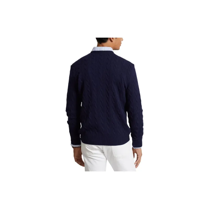 Polo Ralph Lauren Pony Embroidered Cable Knit Jumper-3