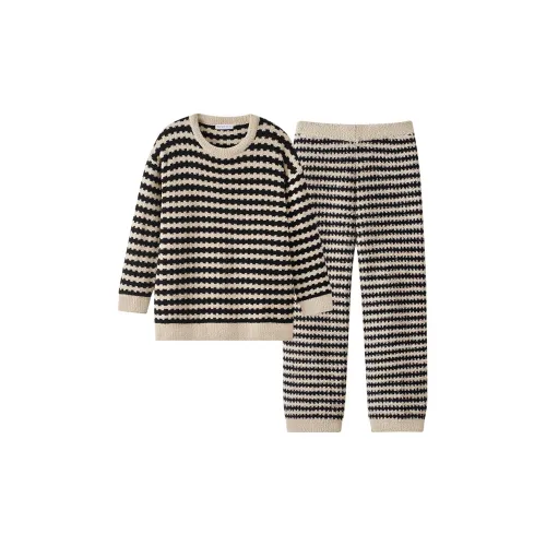 MIIOW Pajama Set Women's Black White