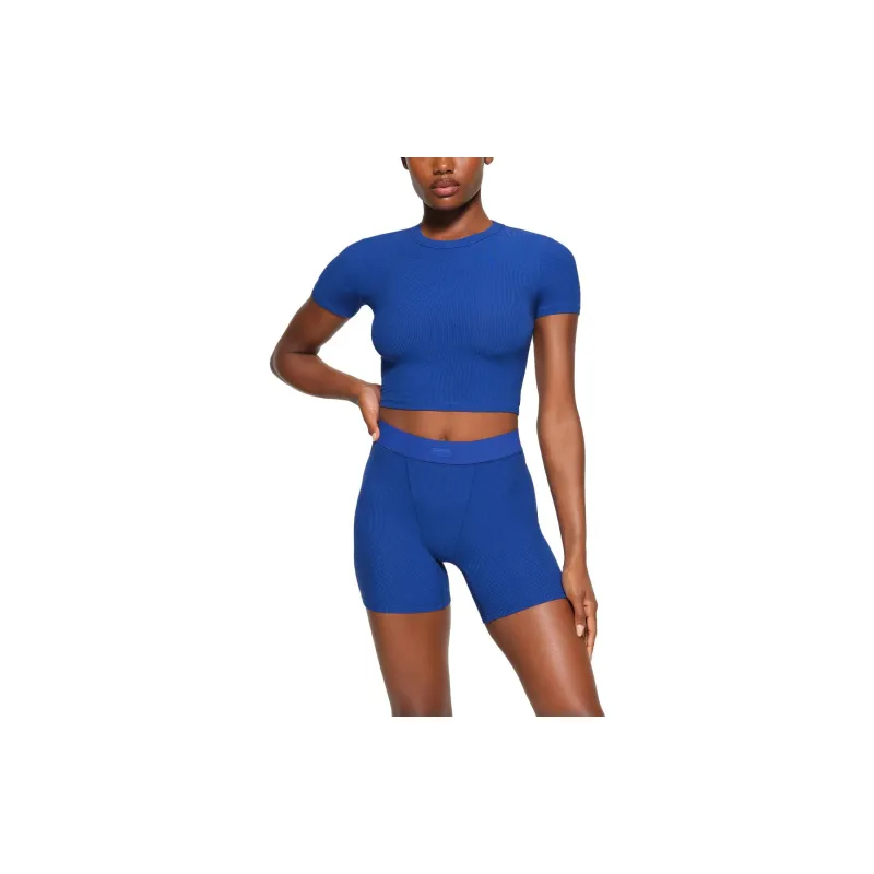 Skims T Shirts Women's Cobalt Blue-2