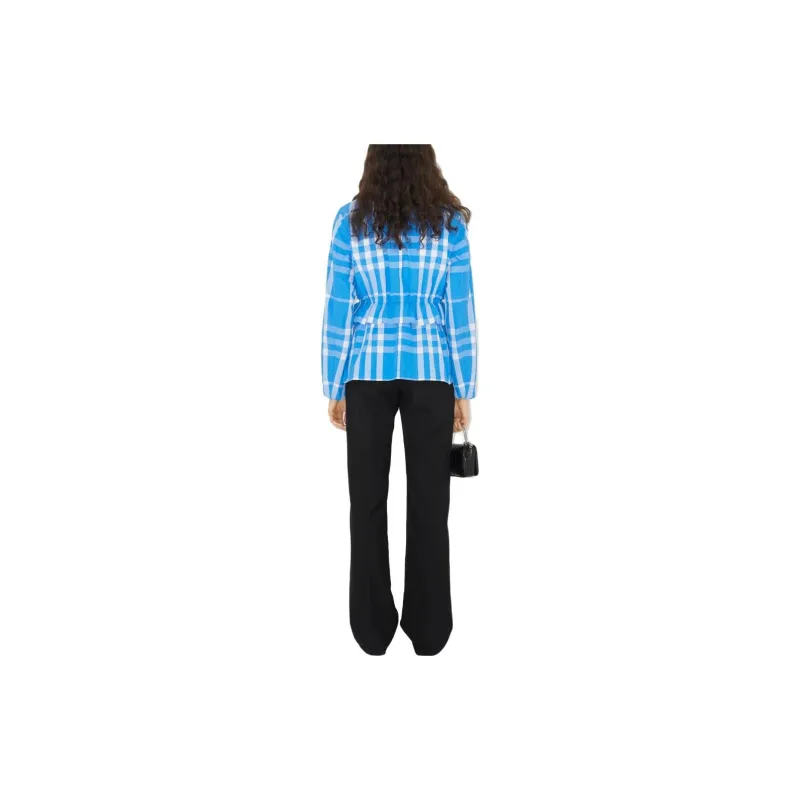 Burberry Jackets Women's Blue-2