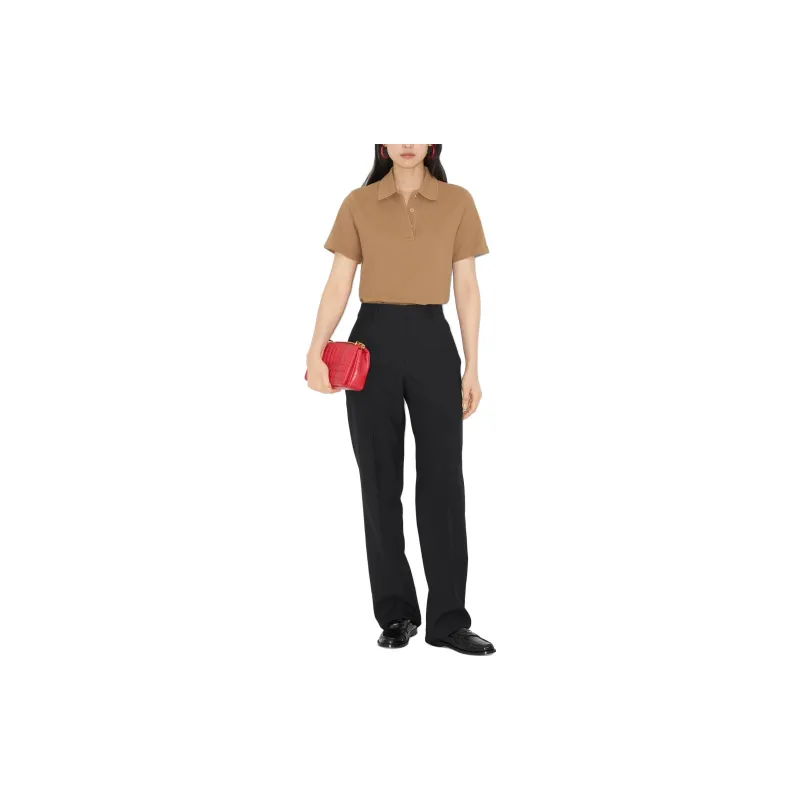 Burberry SS23 Polo Shirt Women's Brown-1