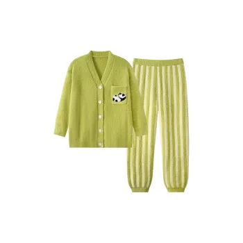MIIOW Pajama Set Women's Yellow Green