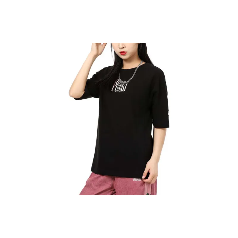 PUMA Downtown T Shirt Women's Black-4