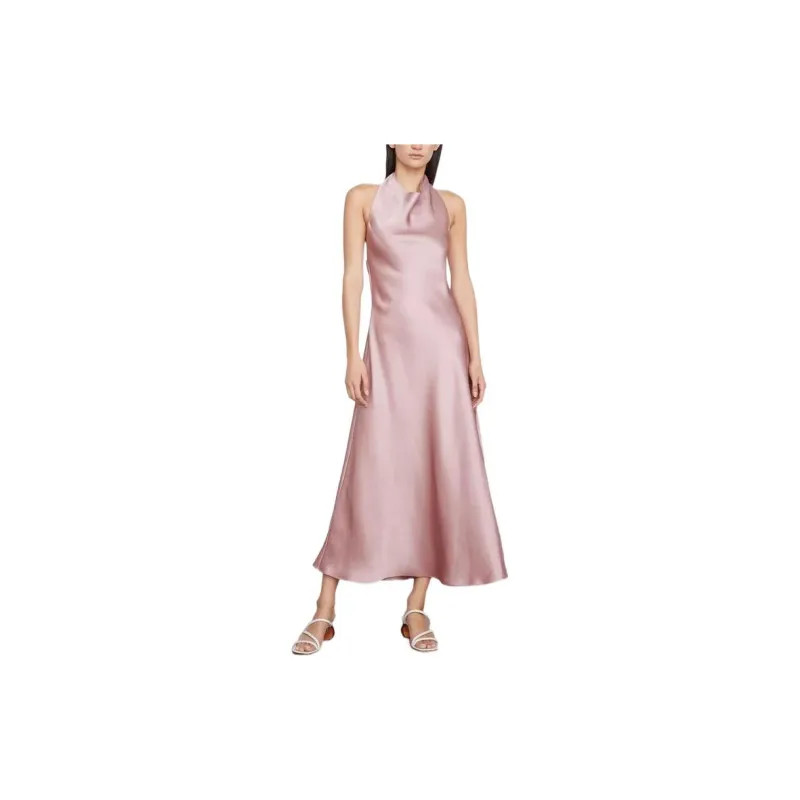 VINCE Halterneck Midi Dress-2