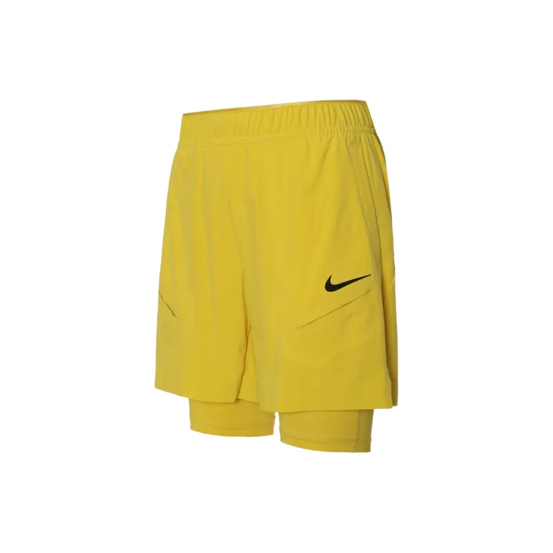 Nike Court Slam Tennis Bottoms Men's Bright Sulfur Yellow-1