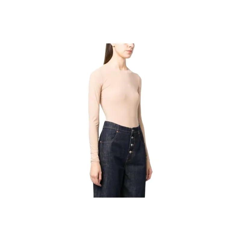 MM6 Maison Margiela Bodysuits Women's Beige-4