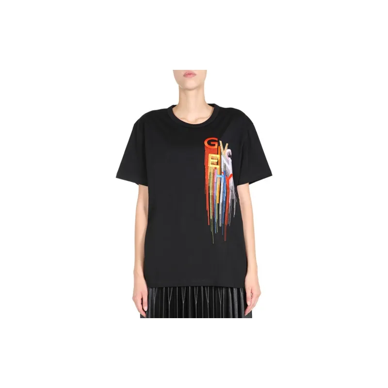 GIVENCHY Regular T Shirt Women's Black-3