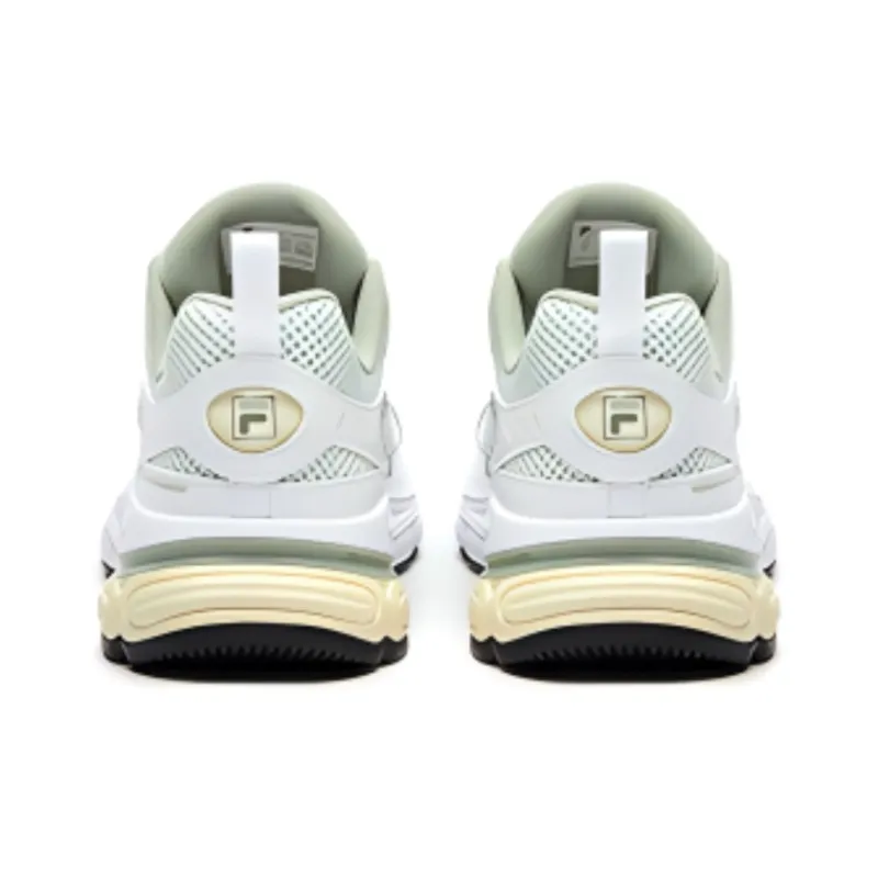 FILA KIDS Pegasus Anti Slip Wear Resistant Low Top Kids' Running Shoes White Green Teenagers-3