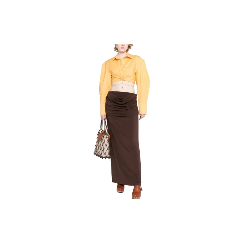 Jacquemus La Chemise Plidao Cropped Shirt-1