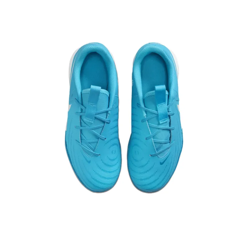 Nike Jr. Phantom GX 2 Academy Anti Slip Wear Resistant Low Top Kids' Soccer Shoes Blue Kids'-3