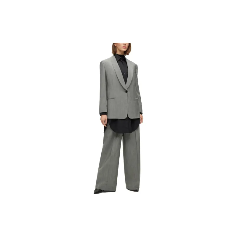 HUGO BOSS High-waist Flared Trousers-1