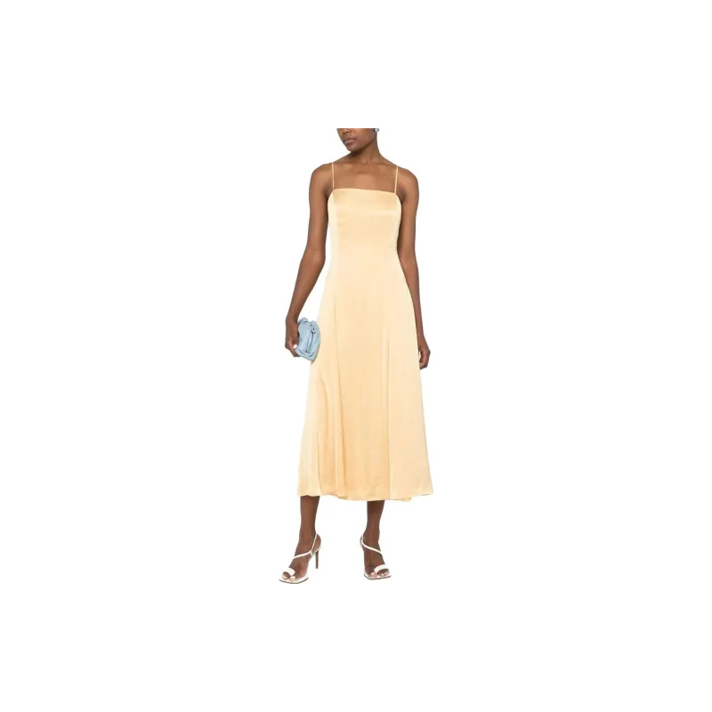THEORY Slip Dresses Women's Orange-1