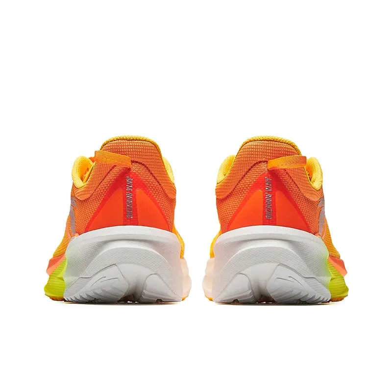 ANTA Plastic Pioneer Running Shoes Men Low Top Fluorescent Mango Orange/Papyrus White/Fluorescent True Orange-3