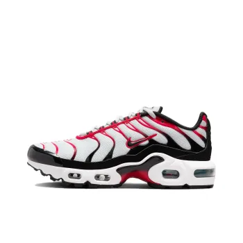 Nike Air Max Plus GS 'Pure Platinum University Red'