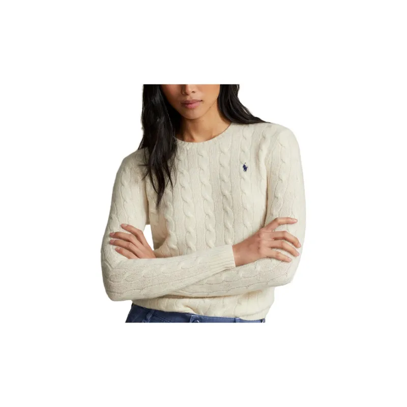 Polo Ralph Lauren Pony Embroidered Cable Knit Jumper-5