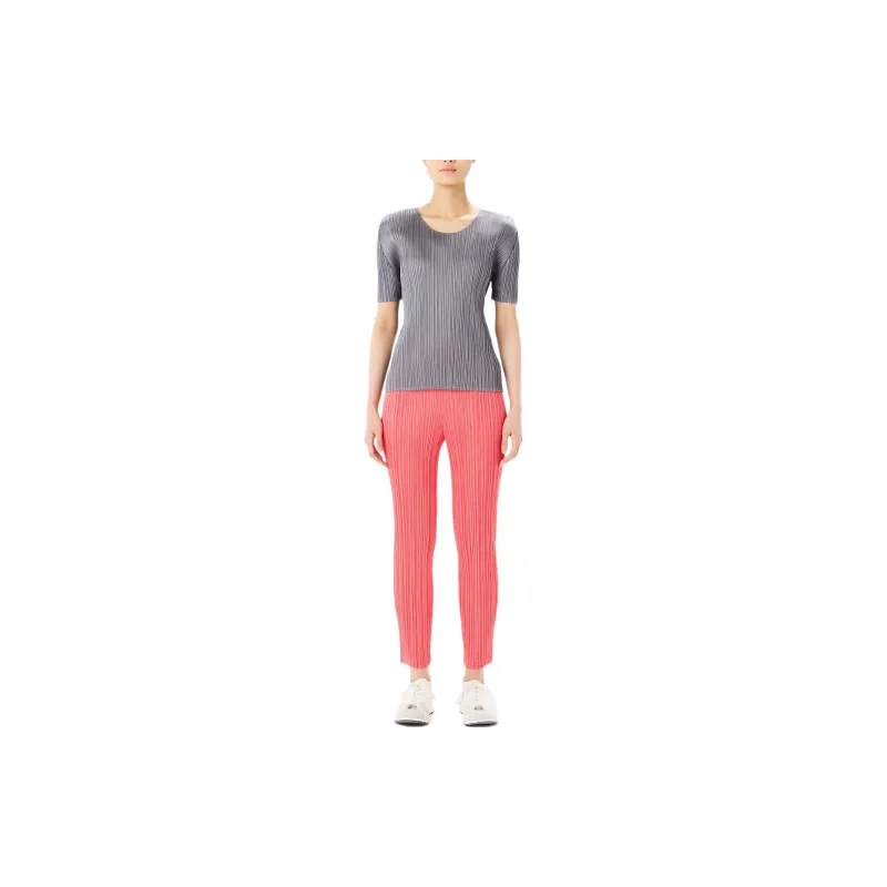PLEATS PLEASE ISSEY MIYAKE Casual Pants Women's Pink-1