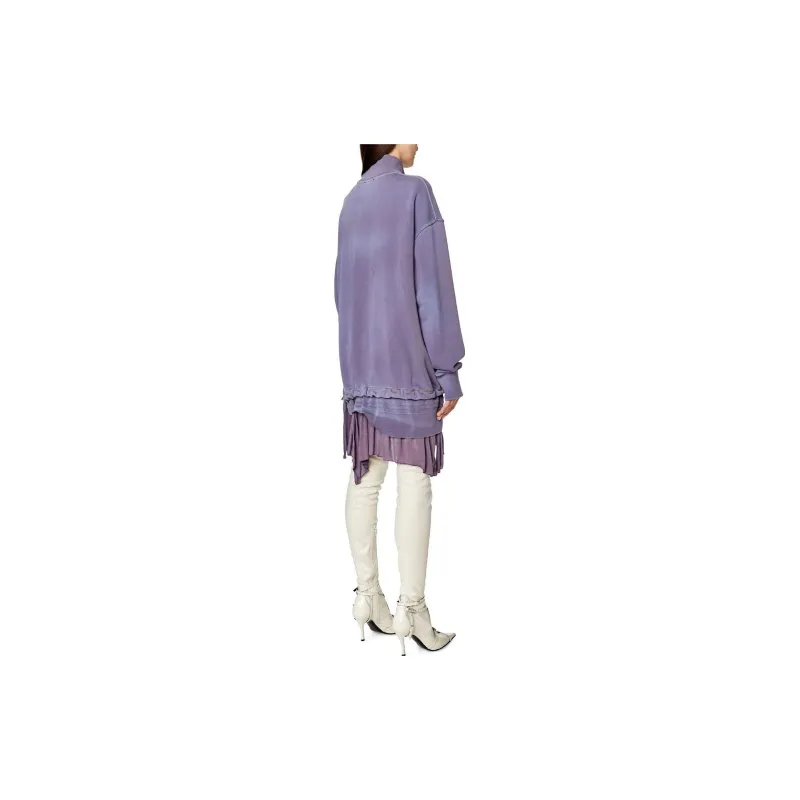 DIESEL Long-Sleeved Dresses Women's Purple-2