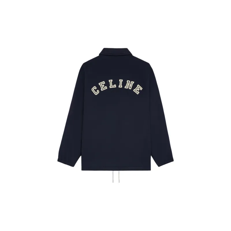 CELINE Coach Jacket In Double face Wool-1