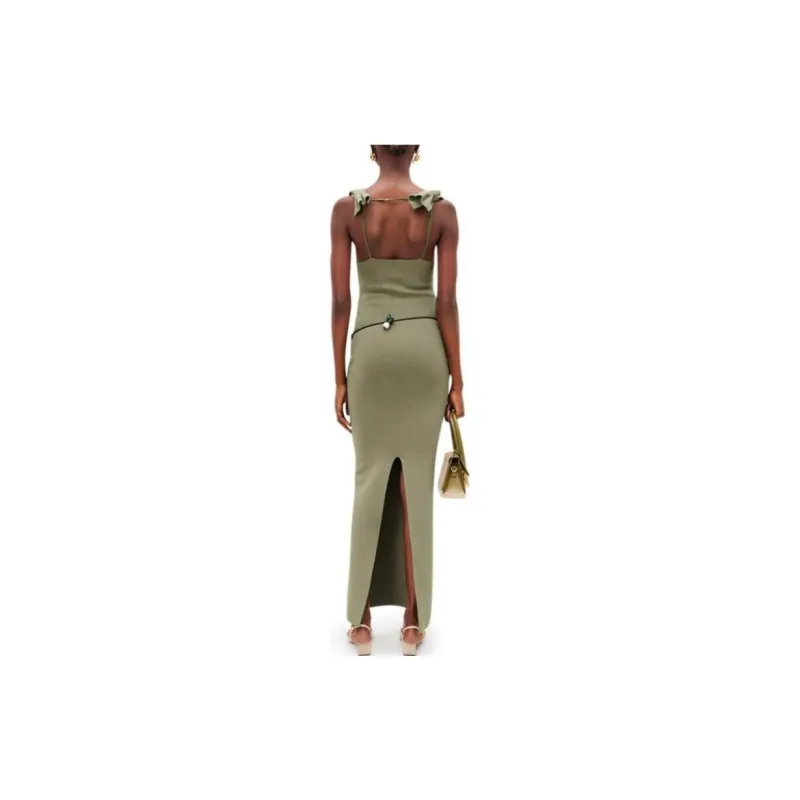 Jacquemus Slip Dresses Women's Green-2