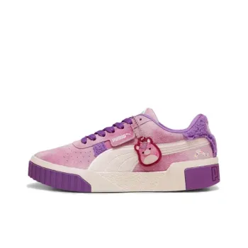 Squishmallows x PUMA Cali Lola Anti Slip Wear Resistant Low Top Kids' Skateboarding Shoes Pink Purple Teenagers