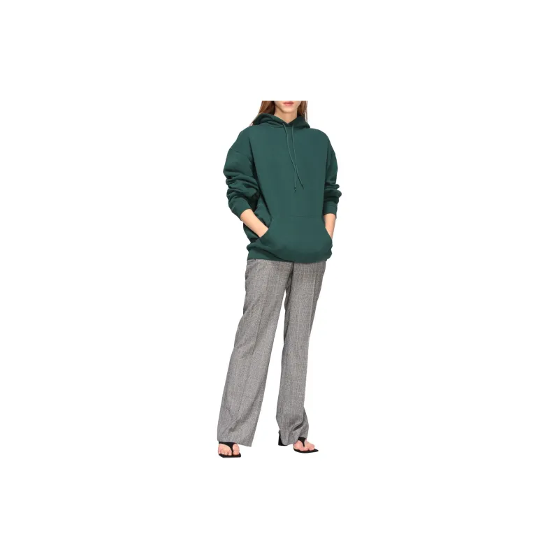 Balenciaga Logo Print Hoodie Green/White-4