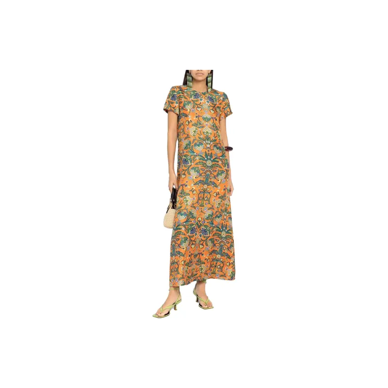 La DoubleJ Floral Print Swing Dress-1